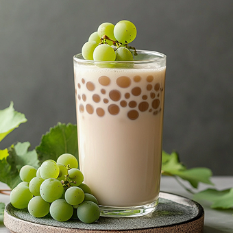 Fresh grapes tea